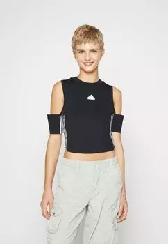 Футболка с принтом DANCE adidas Sportswear, черный