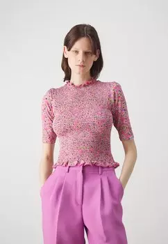 Футболка с принтом Dandelia HUGO, цвет light pink