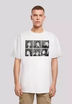 Футболка с принтом DAVID BOWIE COLLAGE F4NT4STIC, белый