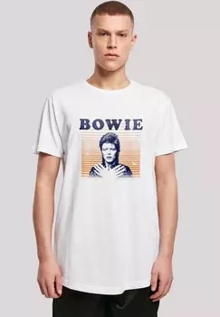 Футболка с принтом DAVID BOWIE F4NT4STIC, белый