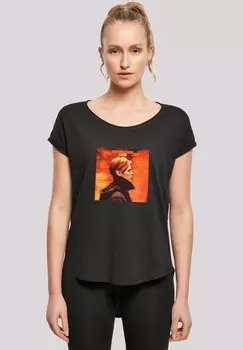 Футболка с принтом DAVID BOWIE F4NT4STIC, черный