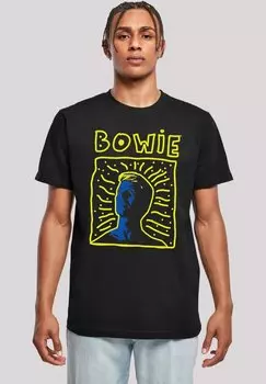Футболка с принтом DAVID BOWIE FRAME F4NT4STIC, цвет black