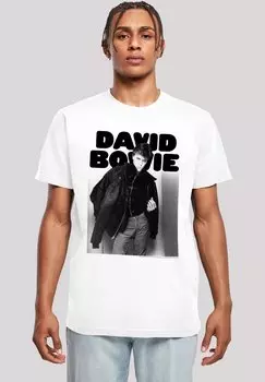 Футболка с принтом DAVID BOWIE PHOTOGRAPH F4NT4STIC, белый