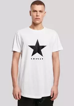 Футболка с принтом DAVID BOWIE STAR F4NT4STIC, белый
