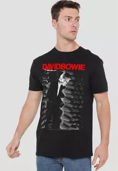 Футболка с принтом DAVID BOWIE STATION Cotton Soul, черный