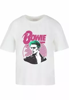 Футболка с принтом DAVID BOWIE TEE Merchcode, белый