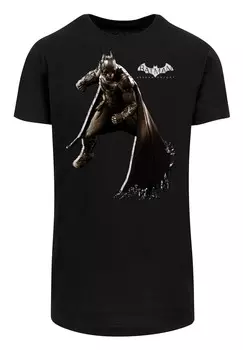 Футболка с принтом DC COMICS BATMAN ARKHAM KNIGHT SHADOW STANCE F4NT4STIC, черный