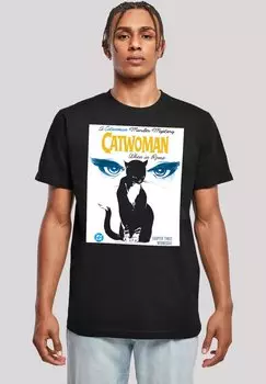 Футболка с принтом DC COMICS BATMAN CATWOMAN WHEN IN ROME F4NT4STIC, черный