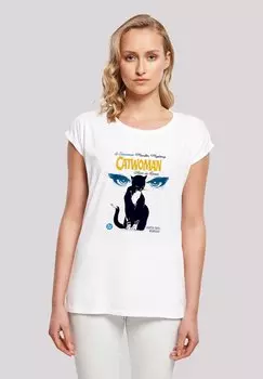 Футболка с принтом DC COMICS BATMAN CATWOMAN WHEN IN ROM F4NT4STIC, белый