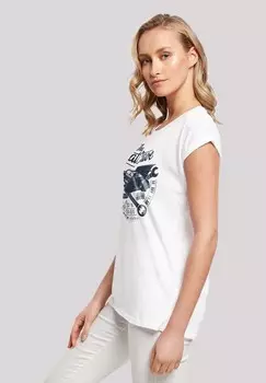 Футболка с принтом DC COMICS BATMAN DAD'S GARAGE F4NT4STIC, белый