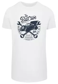 Футболка с принтом DC COMICS BATMAN DAD'S GARAGE F4NT4STIC, белый