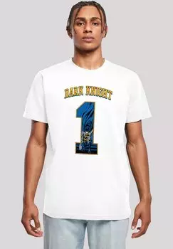 Футболка с принтом DC COMICS BATMAN FOOTBALL DARK KNIGHT F4NT4STIC, белый