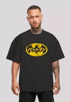 футболка с принтом Dc Comics Batman Japanese Logo F4NT4STIC, черный