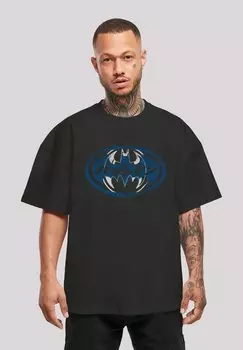 Футболка с принтом Dc Comics Batman Japanese Logo White F4NT4STIC, черный