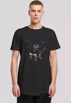 Футболка с принтом DC COMICS BATMAN SHADOW BATS F4NT4STIC, черный