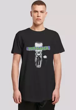 Футболка с принтом DC COMICS BATMAN THE JOKER HA HA HA F4NT4STIC, черный