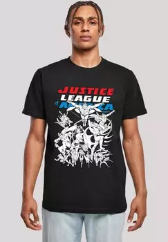 Футболка с принтом DC COMICS JUSTICE LEAGUE F4NT4STIC, черный