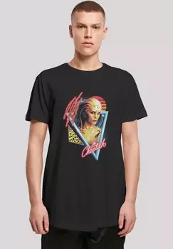 Футболка с принтом DC COMICS RETRO CHEETAH DESIGN F4NT4STIC, черный