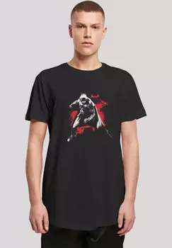Футболка с принтом DC COMIS SUPERHEROES BATMAN ARKHAM KNIGHT FROM DARK F4NT4STIC, черный