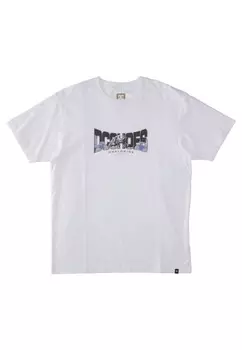 Футболка с принтом DC Shoes, белый