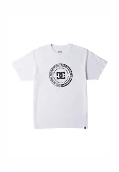 Футболка с принтом DC Shoes, белый