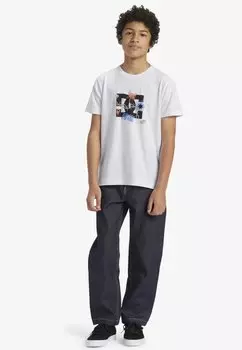 Футболка с принтом DC Shoes, цвет wbb white