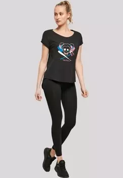 Футболка с принтом DC X HARLEY QUINN SUICIDE SQUAD SKULL EMBLEM F4NT4STIC, черный