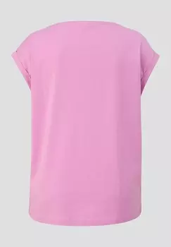 Футболка с принтом DE COUPE RELAXED FIT IMPRIM SUR LE DEVANT s.Oliver, светло-розовый