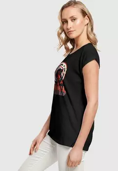 Футболка с принтом DEADPOOL ABSOLUTE CULT, черный