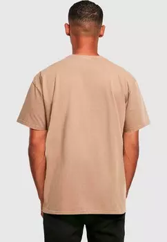 Футболка с принтом DEADPOOL APPROVES ACID WASHED OVERSIZE TEE ABSOLUTE CULT, бежевый