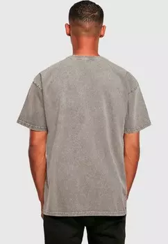 Футболка с принтом DEADPOOL APPROVES ACID WASHED OVERSIZE TEE ABSOLUTE CULT, темно-серый