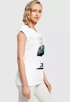 Футболка с принтом DEADPOOL ICE CREAM ABSOLUTE CULT, белый