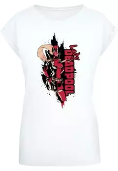 Футболка с принтом DEADPOOL LADY DEADPOOL ABSOLUTE CULT, белый