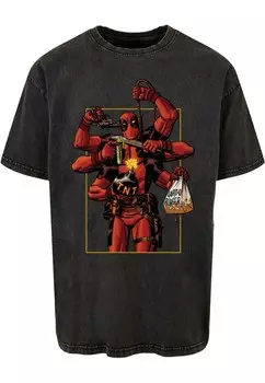 Футболка с принтом DEADPOOL SIX WAYS TEE ABSOLUTE CULT, черный