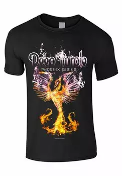 Футболка с принтом DEEP PURPLE-PHOENIX RISING TIL BRN rockshirts, цвет black