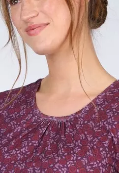 Футболка с принтом Deerberg, фиолетовый