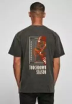 Футболка с принтом Def, черный