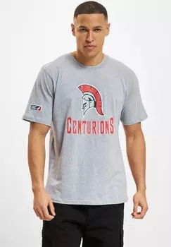 Футболка с принтом DEFSHOP X EUROPEAN LEAGUE OF FOOTBALL COLOGNE CENTURIONS 2 T-SHIRTS DEF, серый