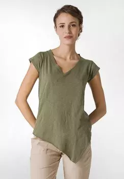 Футболка с принтом Deha, оливковый