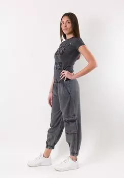 Футболка с принтом Deha, серый