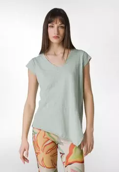 Футболка с принтом Deha, зеленый