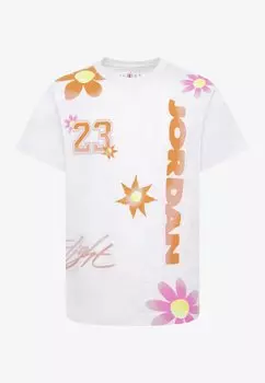 Футболка с принтом DELORIS JORDAN TEE, цвет sail heather