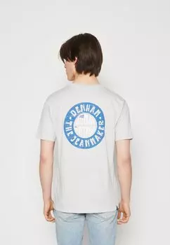 Футболка с принтом Denham, серый