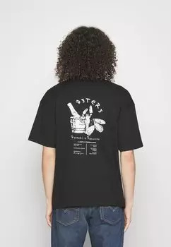 Футболка с принтом Denim Project, черный