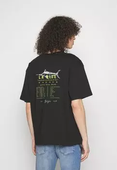 Футболка с принтом Denim Project, черный