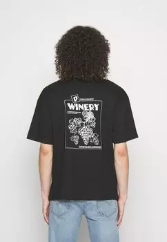 Футболка с принтом Denim Project, черный