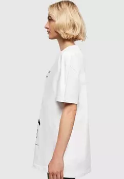 Футболка с принтом DEPRESSO BOYFRIEND Mister Tee, белый