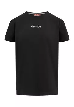 Футболка с принтом DERBE BEDEUTUNG Derbe, темно-серый