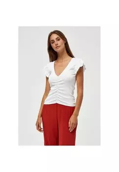 Футболка с принтом Desires, белый