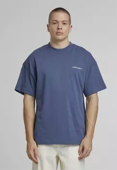 Футболка с принтом DETOX CLUB Another Cotton Lab, синий